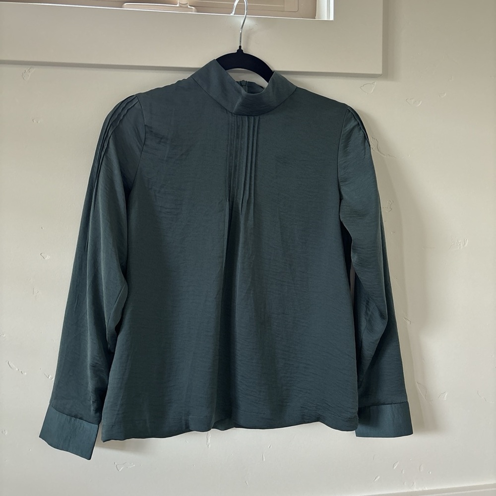 Honey Seed teal blouse